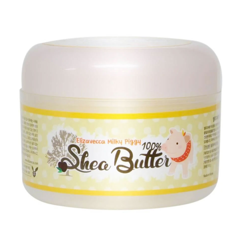 Уцінка! Універсальний крем-бальзам для губ та обличчя Elizavecca Milky Piggy Shea Butter 100% з олією ши, 88 г